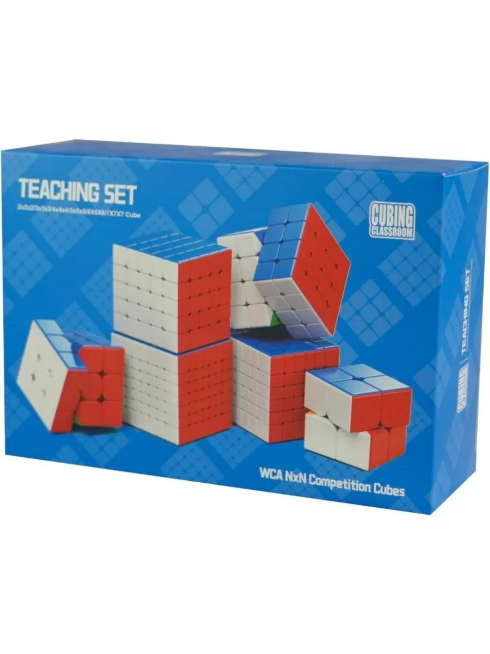 Magic Speed Cube Set 2x2 to 7x7 - Stickerless Puzzle Gift Box for Kids & Adults